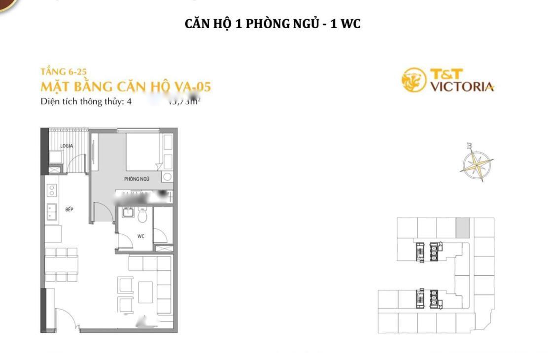 Sở Hữu Nhà Chung Cư T&T Victoria, 1 Phòng Ngủ, Giá 1.19 Tỷ Tại Đường Quang Trung - Vinh - Nghệ An