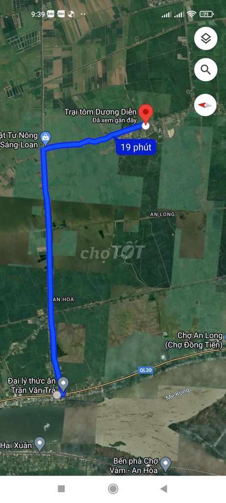 Bán Đất 2 Mặt Tiền Lộ Sông Cả Nổ Phú Thành B, Tam Nông Đồng Tháp