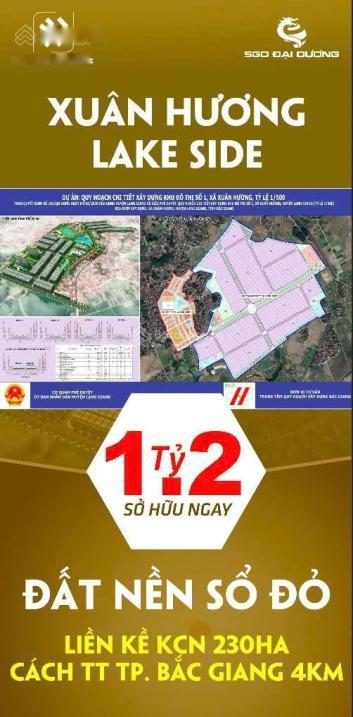 Sở Hữu Lô Đất Nền 90 M2 Tại Xã Xuân Hương - Lạng Giang - Bắc Giang, Giá 1.08 Tỷ