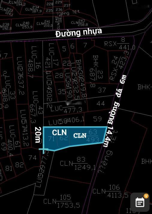 Cần Bán Đất Tại Đường Quốc Lộ 55 - Bông Trang - Xuyên Mộc - Bà Rịa Vũng Tàu, Giá 1.05 Tỷ