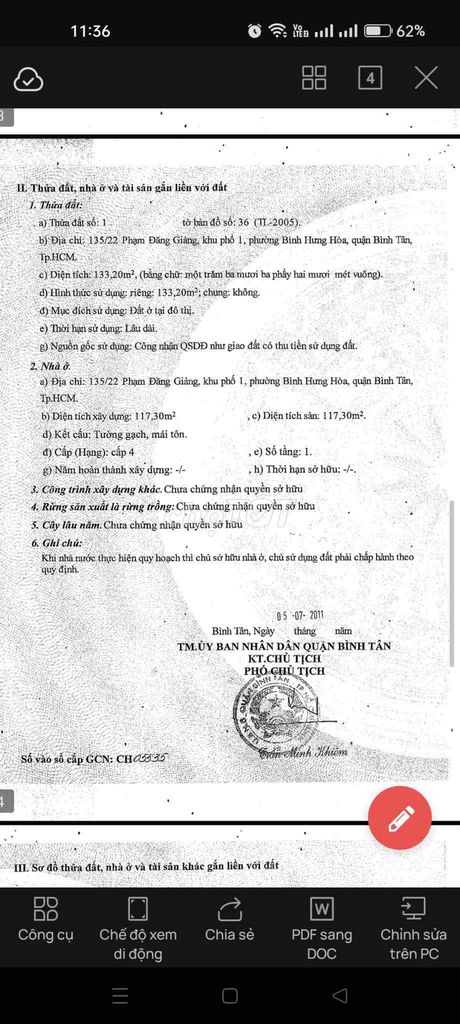 Bán Nhà 135/22 Phạm Đăng Giảng, P. Bhh. Q Bình Tân