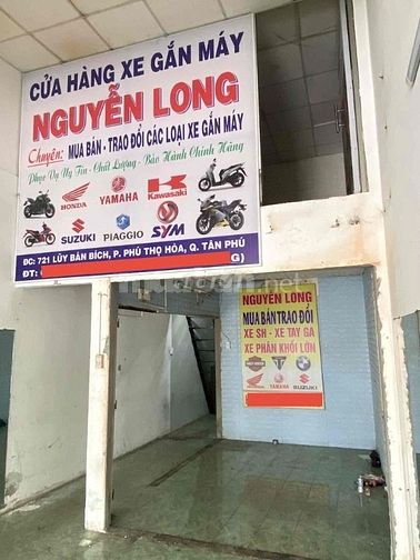 Cho Thuê Nhà Mặt Tiền Lũy Bán Bích,Phường Phú Thọ Hòa,Quận Tân Phú