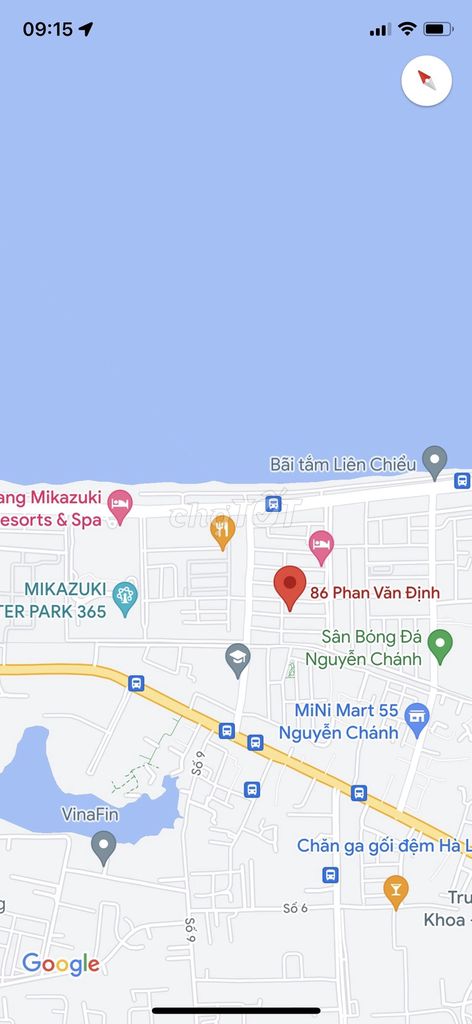 Bán Đất Đường Kiệt Ô Tô 6M Phan Văn Định, Gần Biển,Ngay Mikazuki