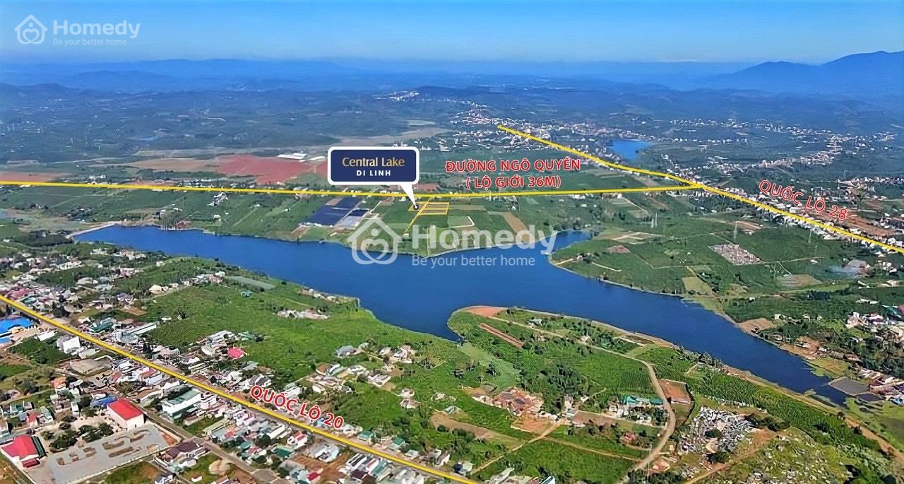 Bán Đất Nền View Trực Diện Hồ Tây - Huyện Di Linh - Lâm Đồng Giá 8.50 Triệu