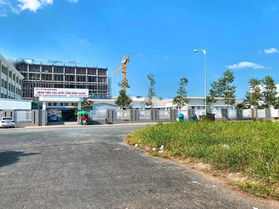 Bán Nền Góc Tự Xây, Đối Diện Cổng Bệnh Viện Đa Khoa Tỉnh Kiên Giang, Khu Đô Thị Phú Cường
