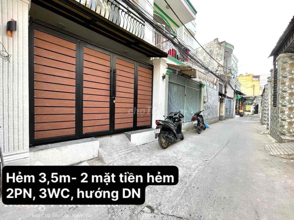 Cần Bán Nhà 2 Mặt Tiền Hẻm Huỳnh Tấn Phát Ngang 4M ( 40,7M2)