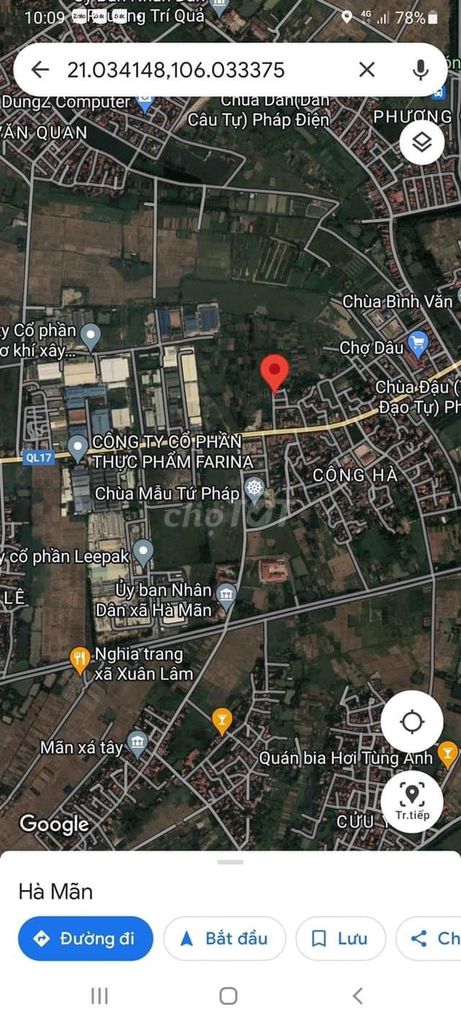 Khai Xuân Chủ Nhà Gửi Bán Gần 80M2 Đất Phường Hà Mãn,Thuận Thành