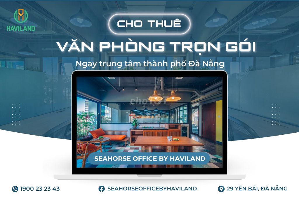 Văn Phòng Cho Thuê Seahorse Office - Full Bàn Ghế - Bao Phí Dịch Vụ