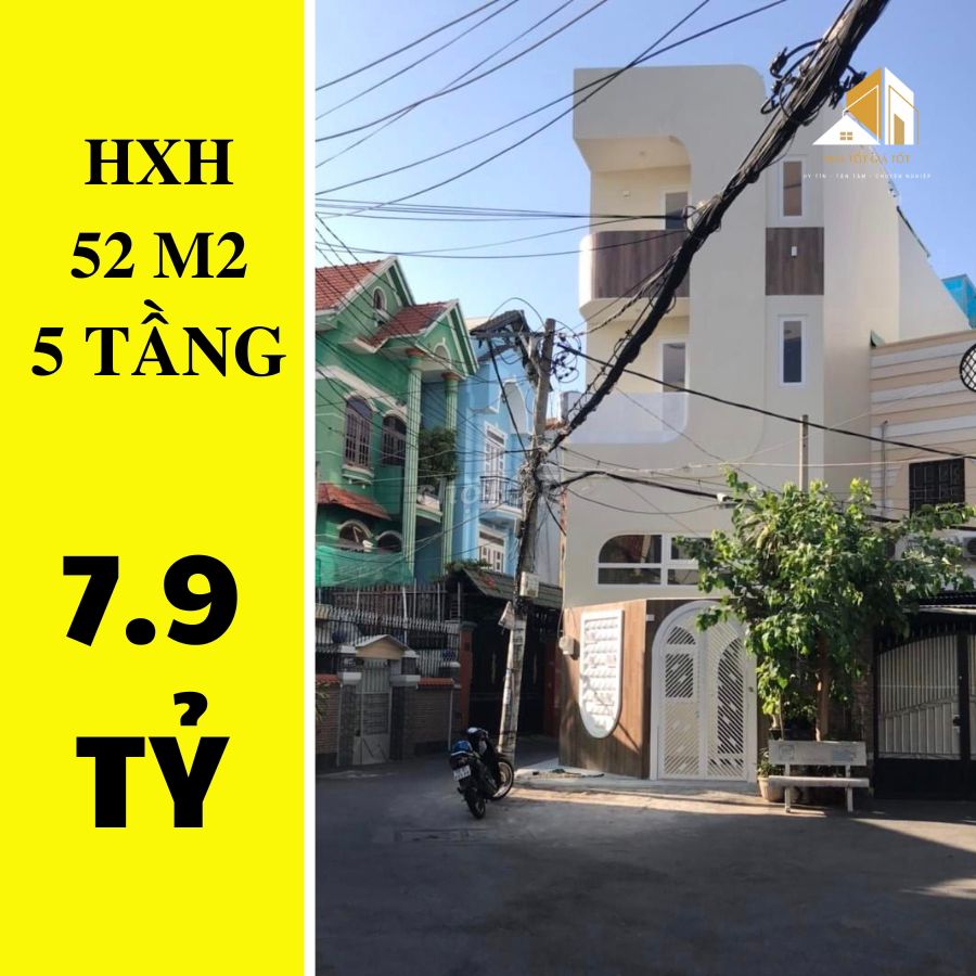✔️ Nhà Mới Hxh Nơ Trang Long Bình Thạnh - 52M2 -5 Tầng - 7.9 Tỷ