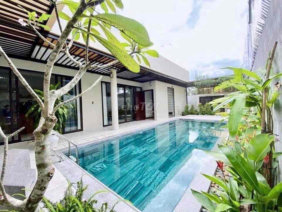 Cho Thuê Villa Siêu Xinh 250M2 Khu Nam Việt Á Có Bể Bơi