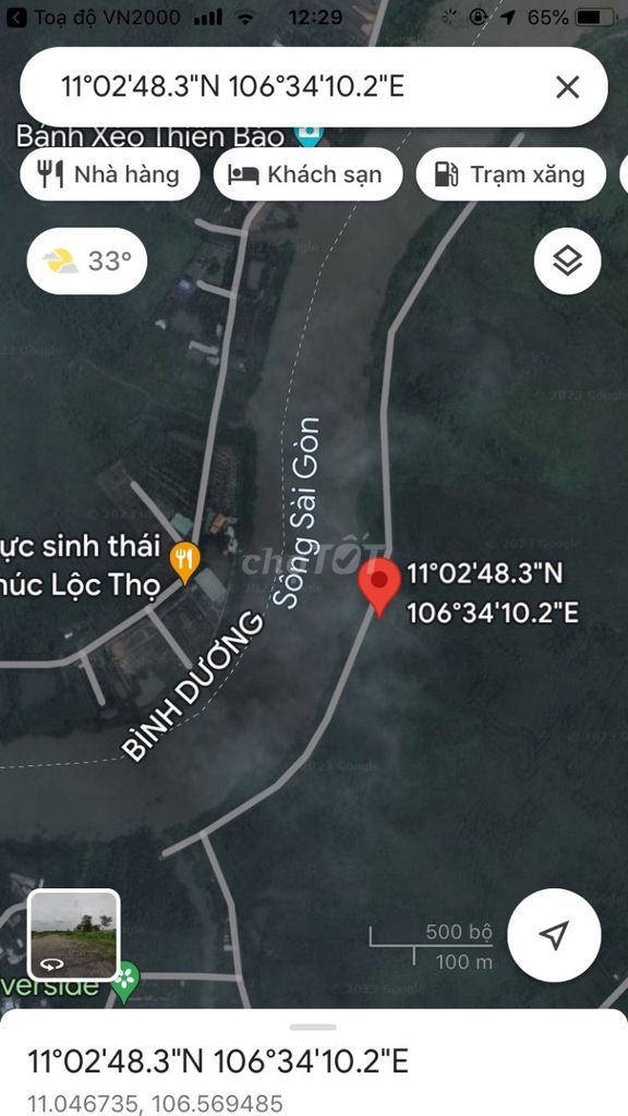 Cần Bán Lô Giáp Bờ Sông Sài Gòn Tại Xã Phú Hòa Đông, Huyện Củ Chi