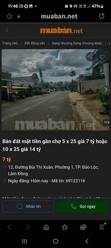 Chính Chủ Bán Mặt Tiền Đường12 Bùi Thị Xuân