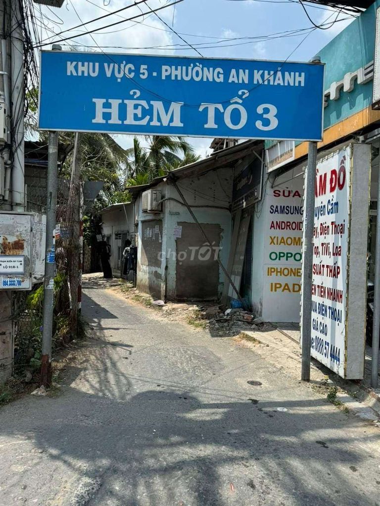 Nền Thổ Cư Giá Rẻ Quận Ninh Kiều- Hẻm Tổ 3 Nguyễn Văn Linh