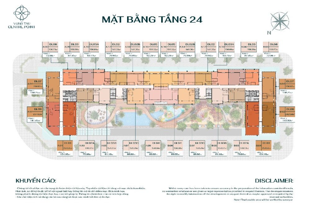 Vung Tau Centre Point- Mua Căn Hộ Từ Chủ Đầu Tư Dic Group. Bàn Giao Quy Iv/ 2024