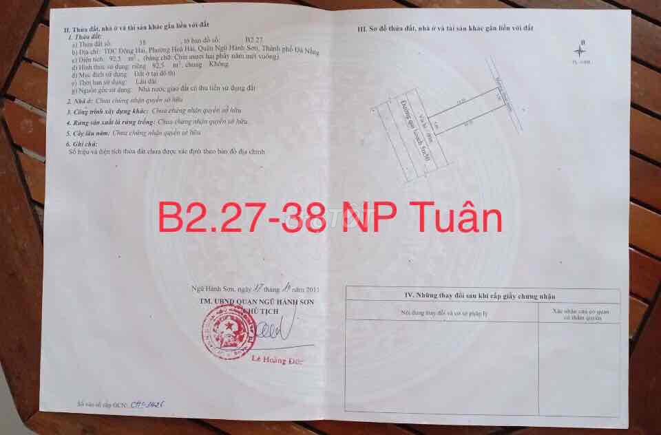 Bán Lô Nguyễn Phạm Tuân Song Song Trường Sa Gần Các Resort Lớn Giá Tốt