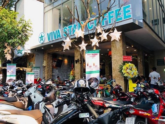 Cho Thuê Cafe Viva Mt Hoàng Sa, Q1. Dt: 10X12M, Kc: Trệt 3 Lầu Tm