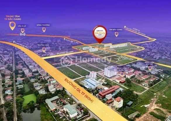 Bán Đất Nền Sổ Đỏ Dự Án Lam Sơn Nexus City, Thành Phố Bắc Giang Dự Án Hot Nhất Hiện Tại