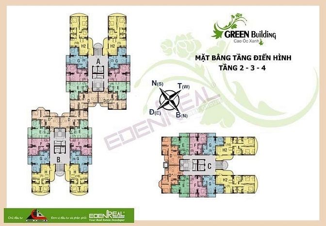 Bán Gấp Chung Cư 1Pn Cao Ốc Xanh Green Building - 50M2 - 1 Tỷ 2