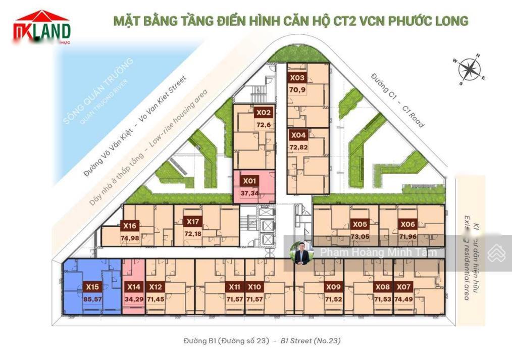 Bán Nhanh Chung Cư Khu Đô Thị Vcn Phước Long, 2 Phòng Ngủ, 71 M2, Giá 1.57 Tỷ Tại Nha Trang