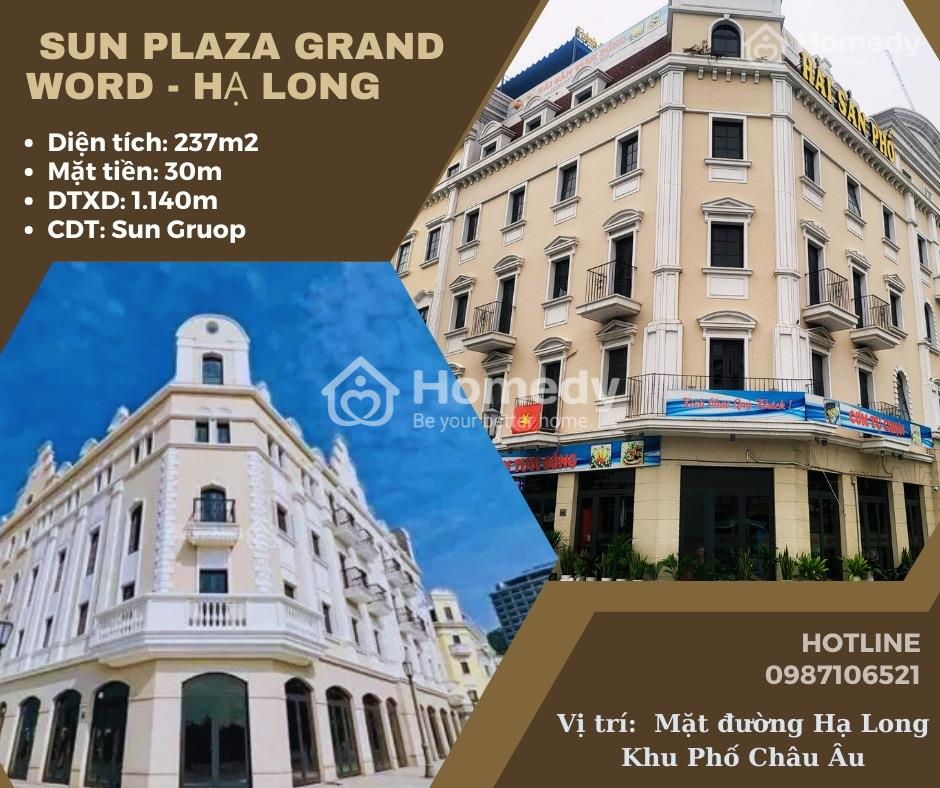 Chủ Cắt Lỗ Sâu Lô Shophouse Sun Plaza Grand Word - Hạ Long ( Sẵn Sổ Hồng) Ngày 27/3/2024