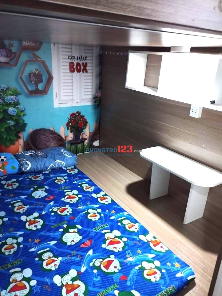 Phòng 1 Người Dạng Sleepbox Cho Thuê Tại Đường Âu Cơ, Q. Tân Phú Giá Từ 1.4Tr