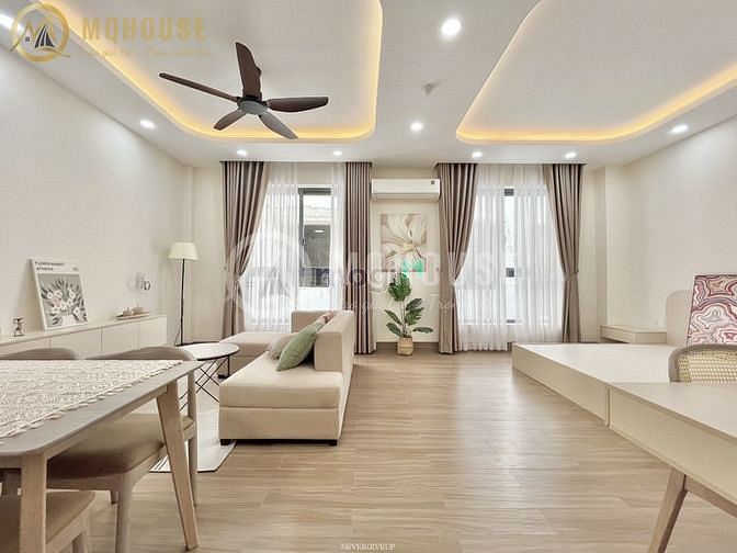 Cho Thuê Ch 1Pn Bancol/Studio Master Luxury Trong Khu Biệt Thự An Phú