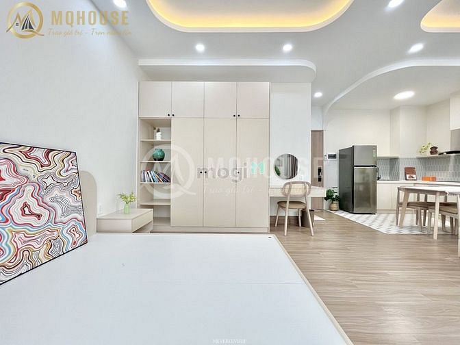 Cho Thuê Ch 1Pn Bancol/Studio Master Luxury Trong Khu Biệt Thự An Phú