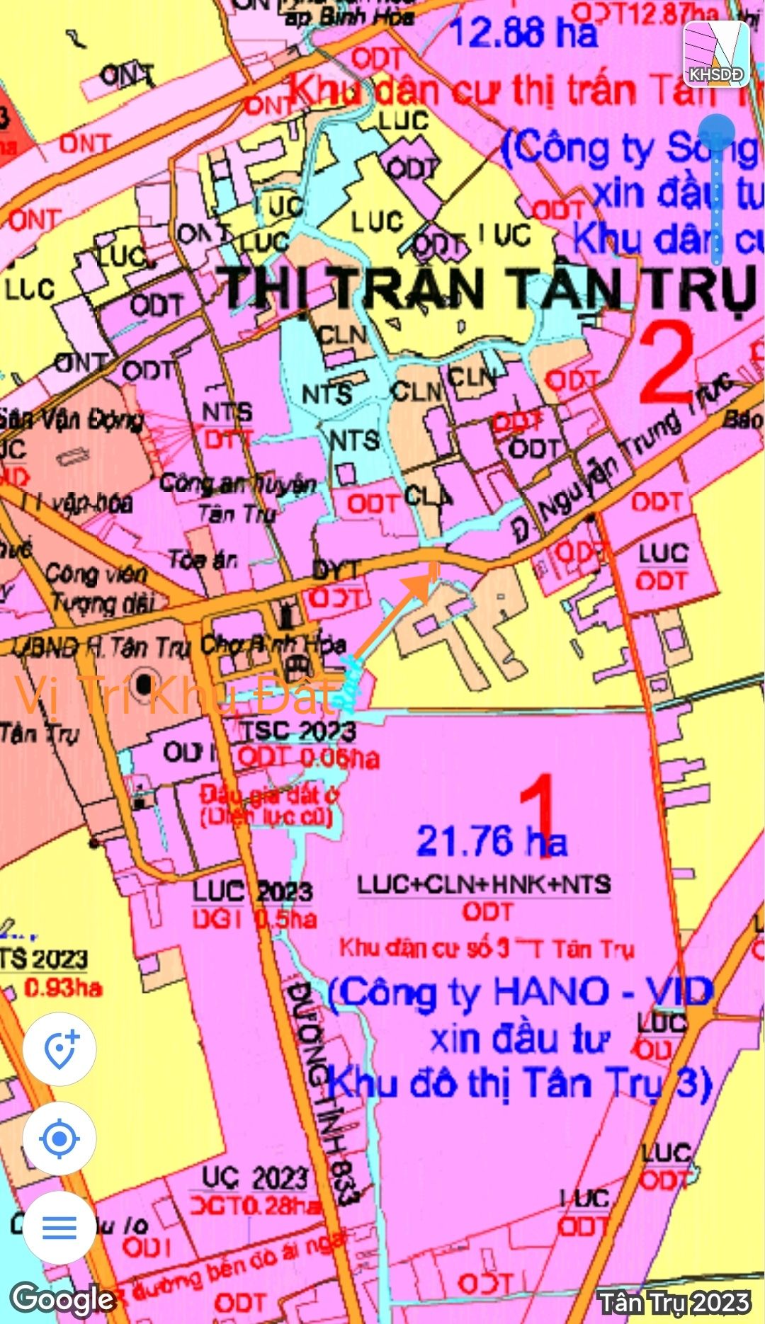 Bán Đất Trung Tâm Thị Trấn Tân Trụ Giá 700 Triệu.m