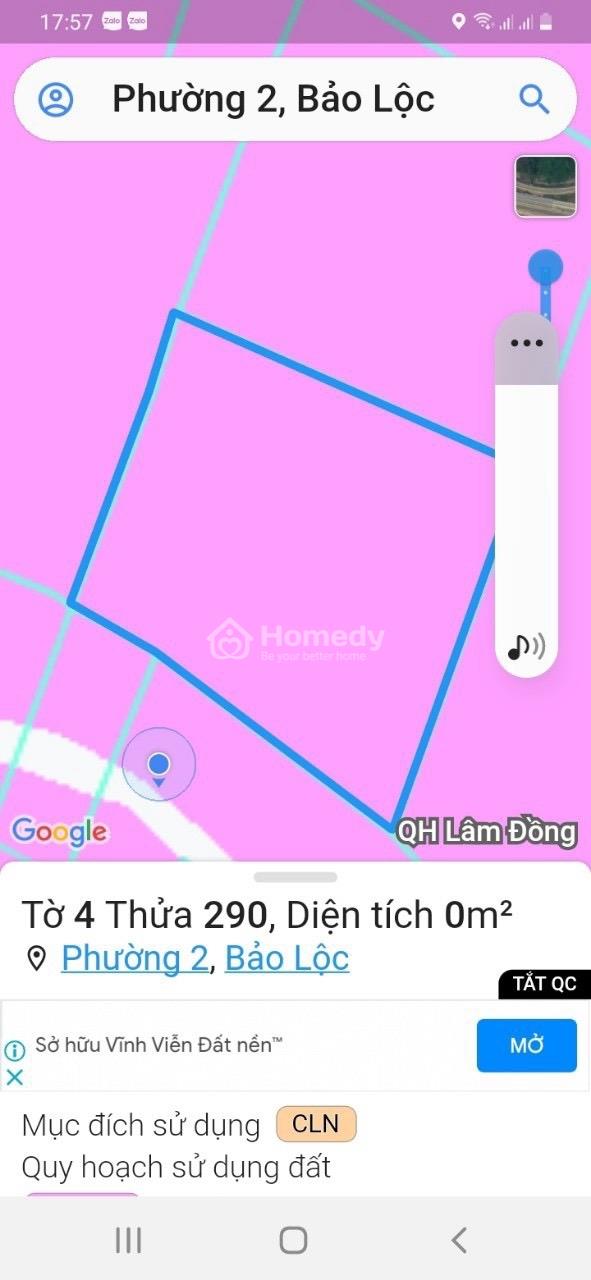 Cần Bán Đất Nghỉ Dưỡng 2,400M2 Hẻm Phan Đình Phùng, Phường 2, Tp Bảo Lộc