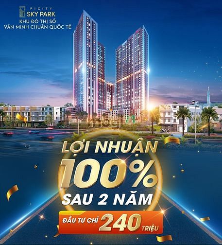 Chỉ 240 Triệu Sở Hữu Căn Hộ Liền Kề Phạm Văn Đồng Cách Giga Mall 10P