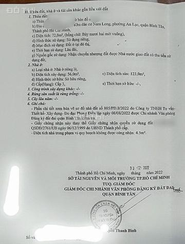 🌹🌹🌹 6 Tỷ - 3 Tầng- Mặt Tiền Nội Bộ Kdc Nam Long P.an Lạc, Bình Tân, Gần Trường Thcs Bình Tân