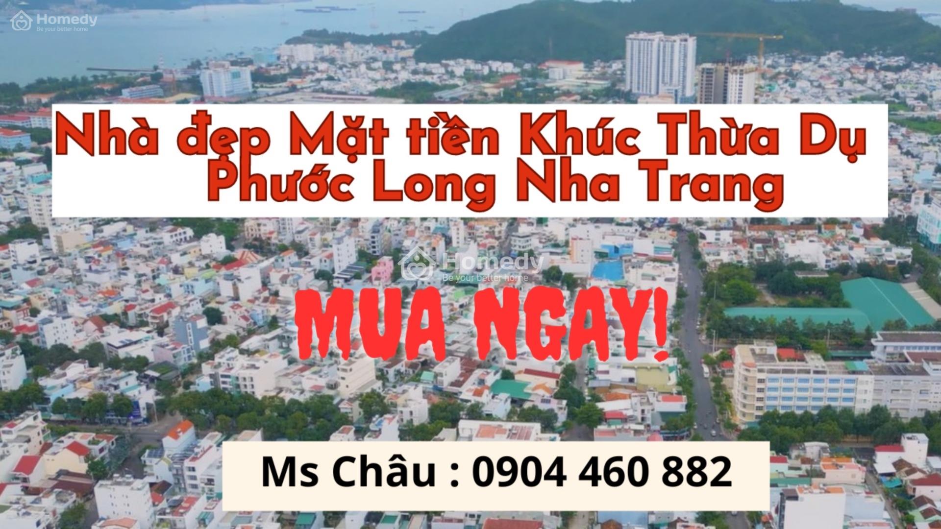 Cần Bán Nhà Đẹp Cách Biển Nha Trang 900M, Mặt Tiền Đường Khúc Thừa Dụ, Tp Nha Trang. Giá 5Ty9