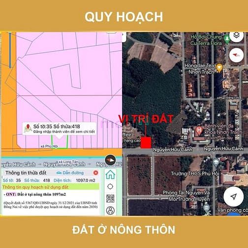 Cần Bán 1097M2 Đất Mặt Tiền Đường Nguyễn Hữu Cảnh (Lộ Giới 40M)