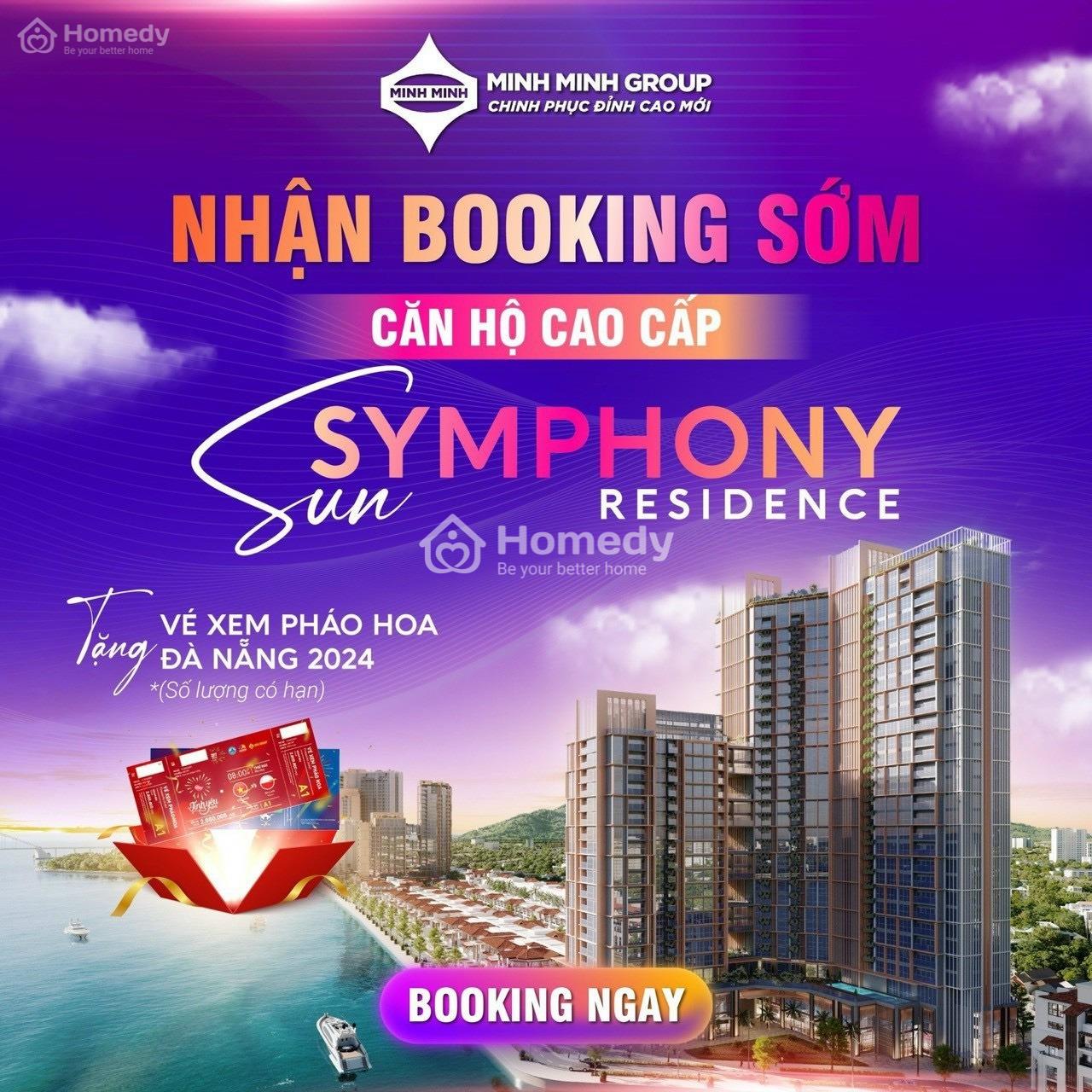 Sun Symphony Residence - Kiệt Tác Bên Sông Hàn - Nhận Booking Suất Ưu Tiên - Tặng Vé Xem Pháo Hoa