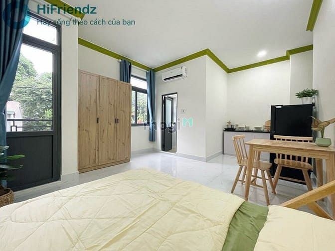 ✅Cho Thuê Studio 30M2 Full Nội Thất Mới,Bancol Thoáng Ngay Chợ Đầu Mối