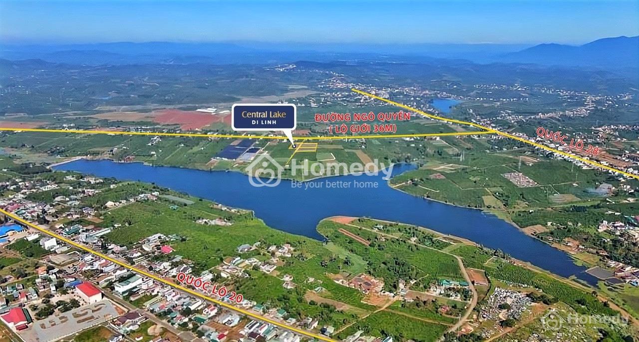 Bán Đất Nền View Trực Diện Hồ Tây - Huyện Di Linh - Lâm Đồng