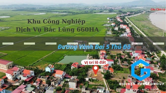 Lô Góc 510M2, Nằm Cạnh Kcn Và Đường Vành 5 Tại Lục Nam - Bắc Giang