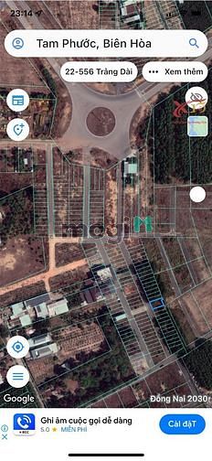 Bán Đất Ngay Vòng Xoay Đường 60M Phường Tam Phước Tp Biên Hoà 162 M2
