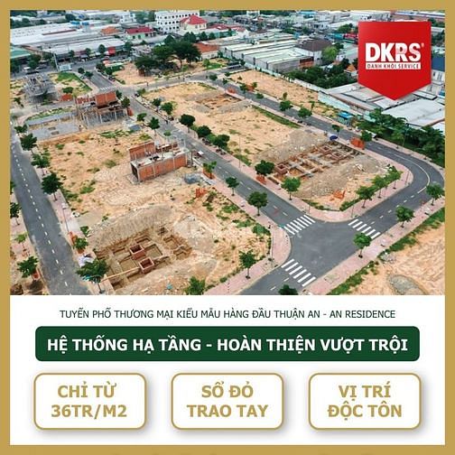 Bán Đất Nền Kdc An Residence Thuận An, Bình Dương Sổ Đỏ Giá Tốt