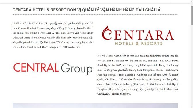 Cadia Quy Nhơn - Thương Hiệu Quốc Tế Marriott & Centara