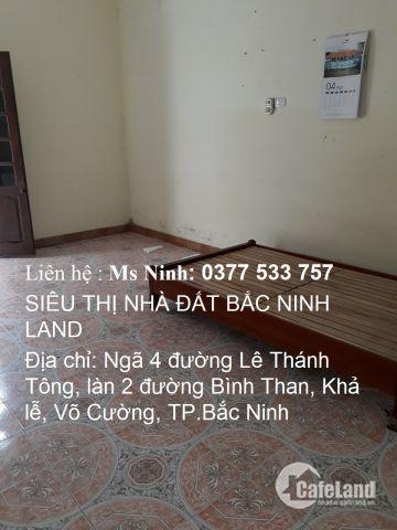 Cho Thuê Nhà Cấp 4 Khu Khả Lễ Võ Cường, Tp,Bắc Ninh