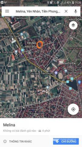 Bán Đất Dt 77,9M2 Xã Tiền Phong, Huyện Mê Linh, Sđcc, Chỉ 10.5Tr/M2