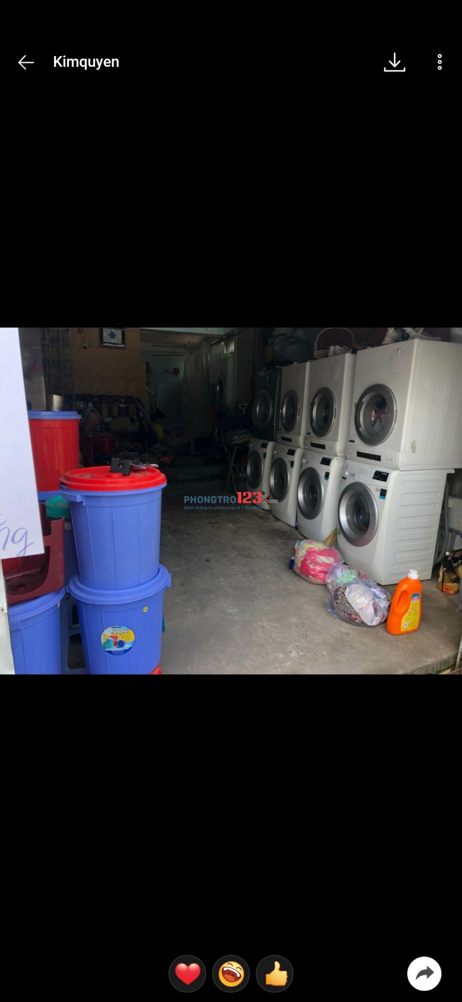 Cần Sang Lại Tiệm Giặt Sấy Tại 83 Nguyễn Thượng Hiền Phường 5 Quận Bình Thạnh