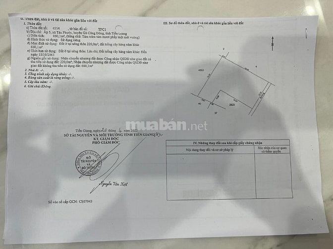 Chính Chủ Cần Bán 13.500M2 Đất Tại Tiền Giang