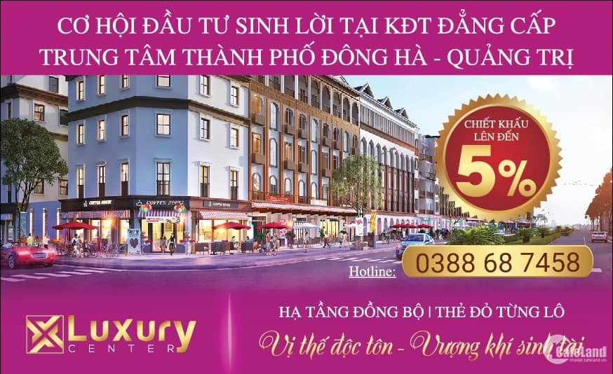 Luxury Center - Đất Nền Giá Rẻ Ngay Tt Thành Phố Đông Hà. Quảng Trị