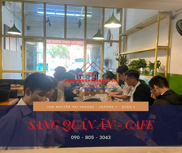 Sang Quán Ăn - Cafe Đối Diện Trường Thpt Trần Khai Nguyên, Quận 5