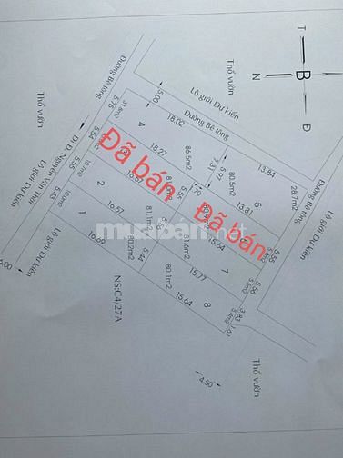 2 Nền Lk Đường Hẻm Ô Tô, Cách Chợ Qui Đức 1Km,Giá 1.95 Tỷ