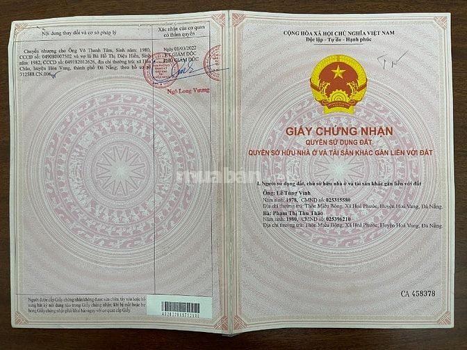 Cần Bán Đất Đường Trần Thúc Nhẫn 7,5 M