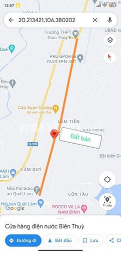 Chính Chủ Bán Đất Siêu Đẹp Quất Lâm, Nam Định