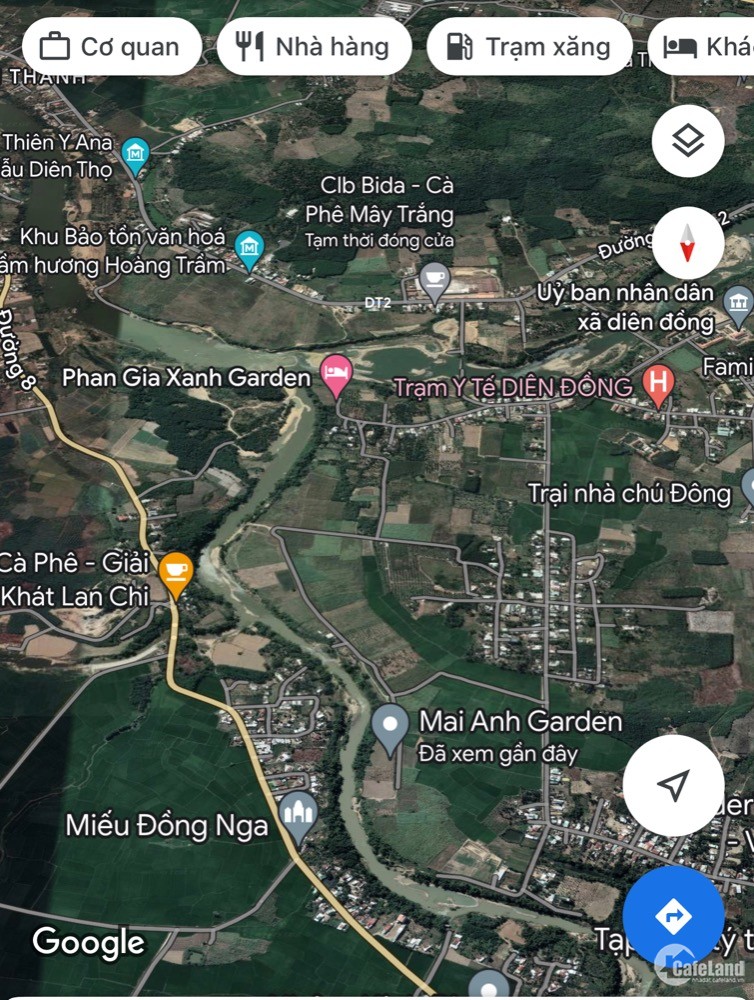 Lô Vườn 2930M2 Bhk Mặt Đường Betong Hậu Giáp Sông Diên Đồng